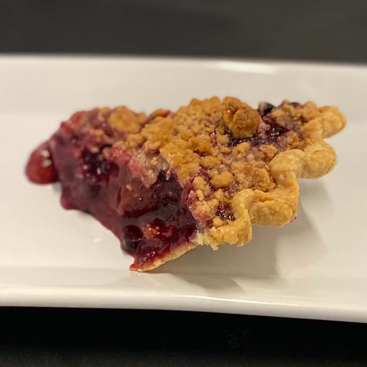 Mixed Berry Crumb Pie