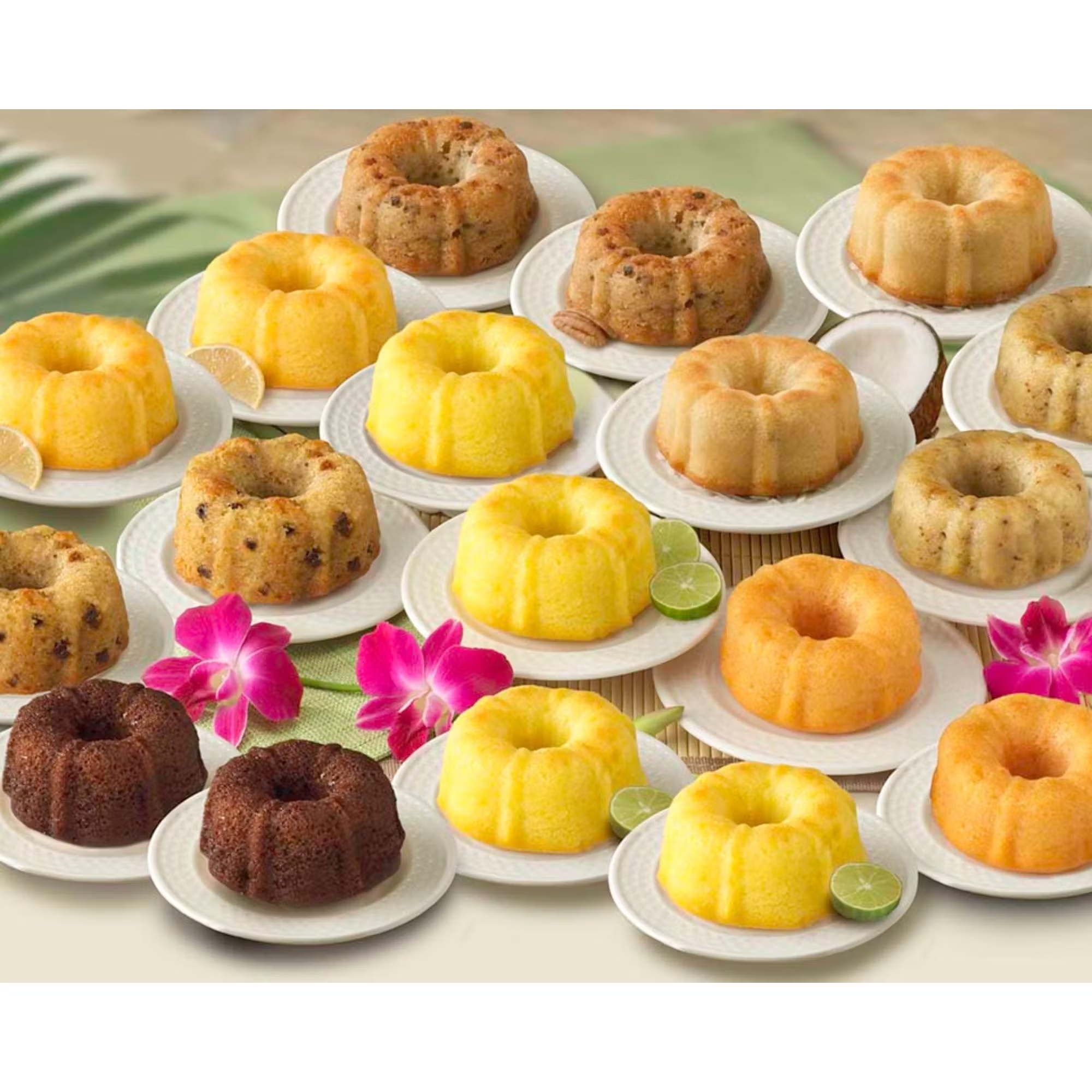 Choose Your Own Tropical Mini Bundt Cake - 18 Pack