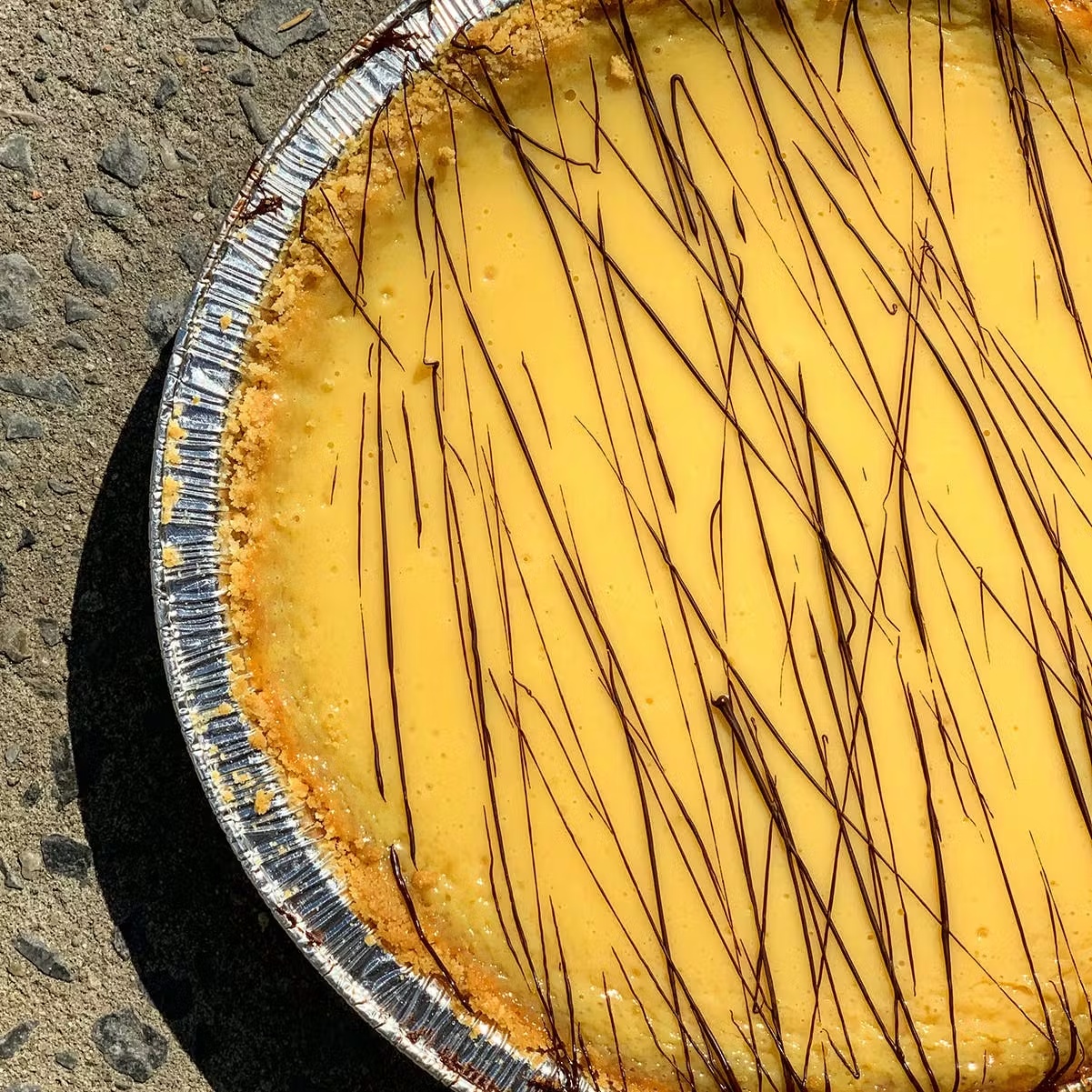 Passion Fruit Mezcal Pie