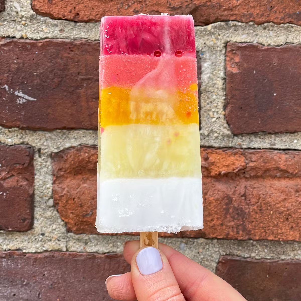 Assorted Rainbow Pride Popsicles - 12 Pack