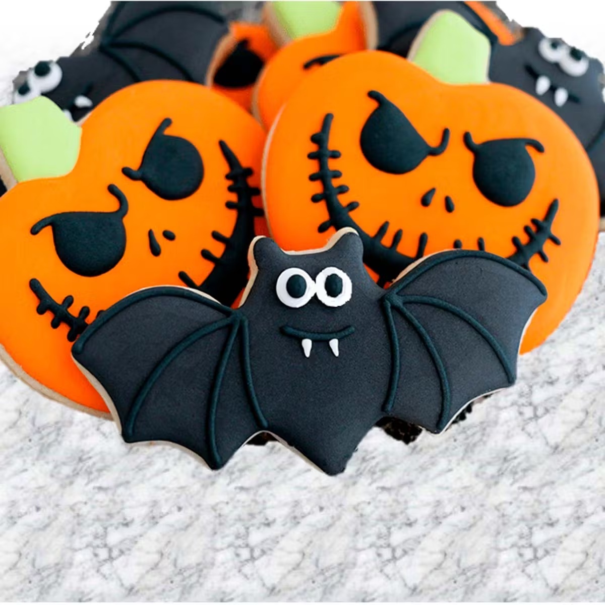 Iced Halloween Sugar Cookies - 12 Pack
