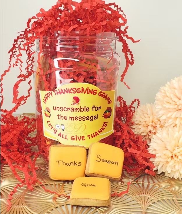 Thanksgiving Cookie Grams - 21 Pack