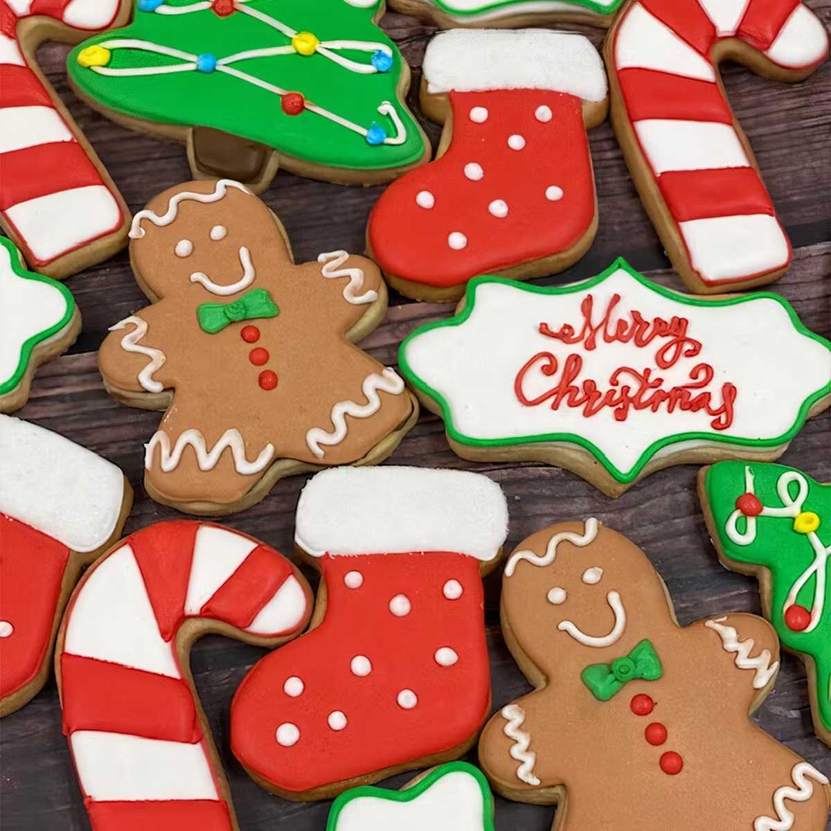 Iced Sugar Cookie Christmas Gift Set - 12 Pack