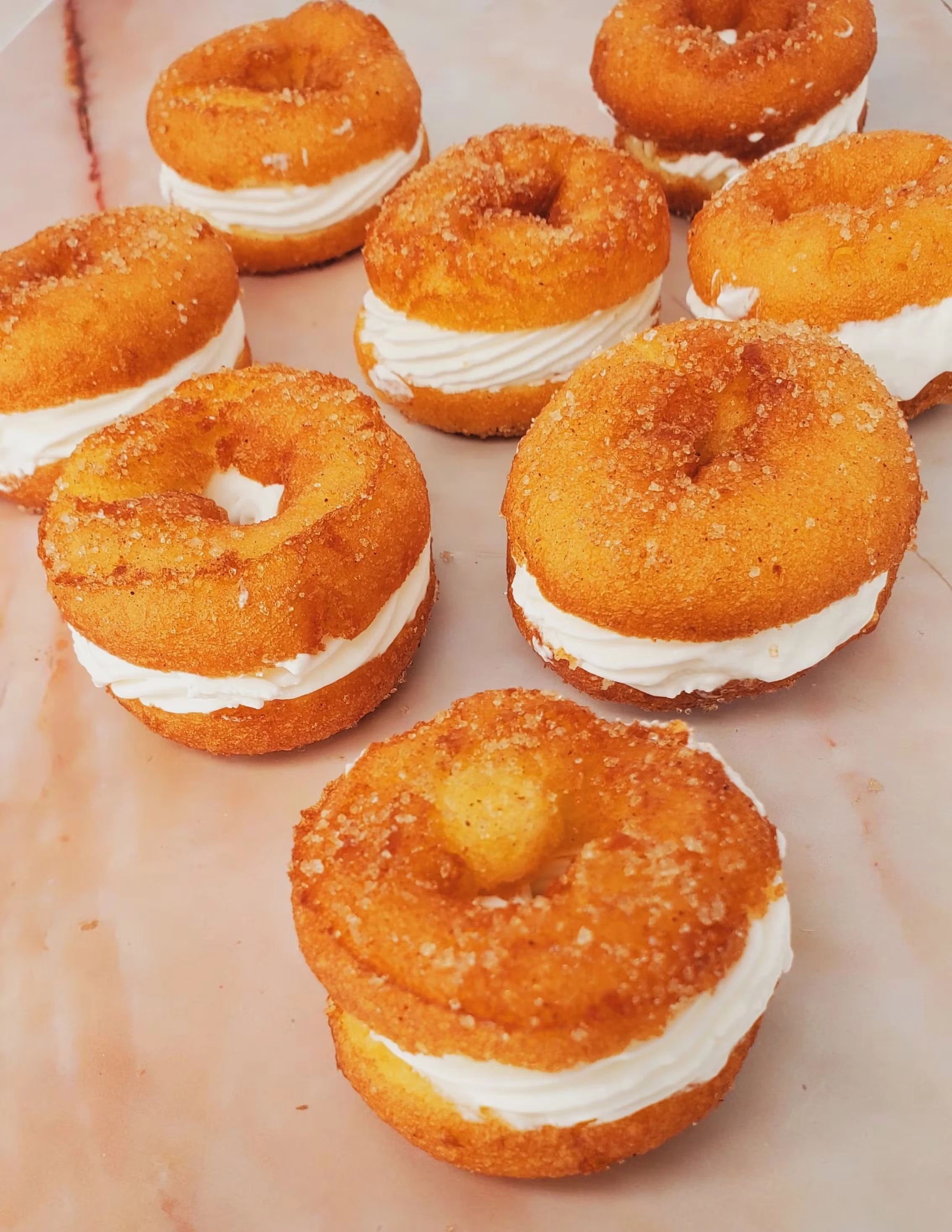 Mini Churro Ice Cream Sandwich Bites - 15 Pack