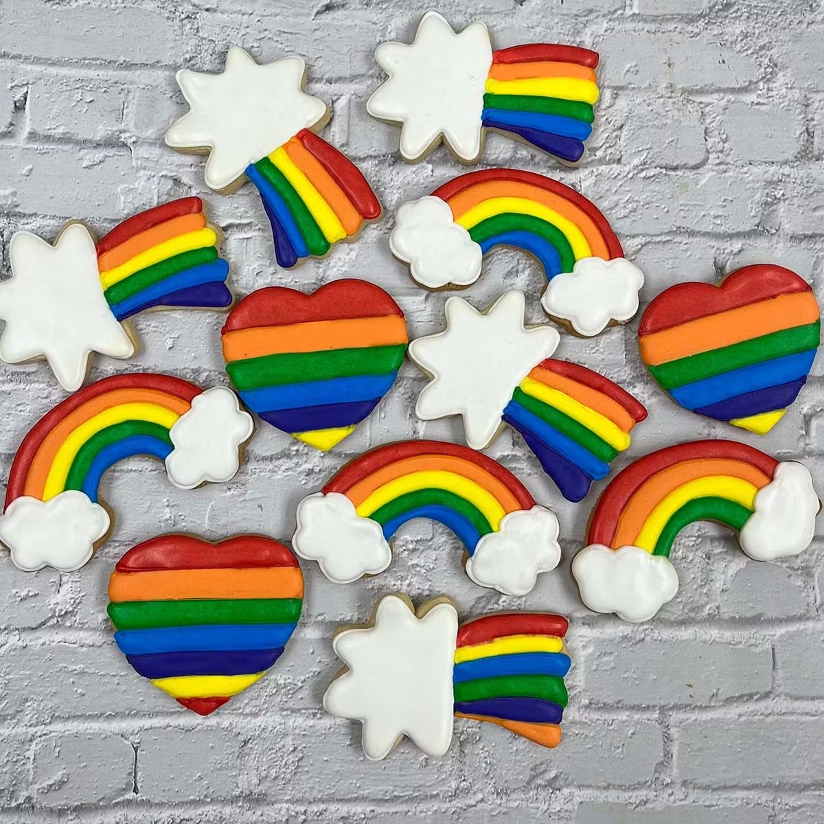 Iced Pride Sugar Cookie Gift Set - 12 Pack