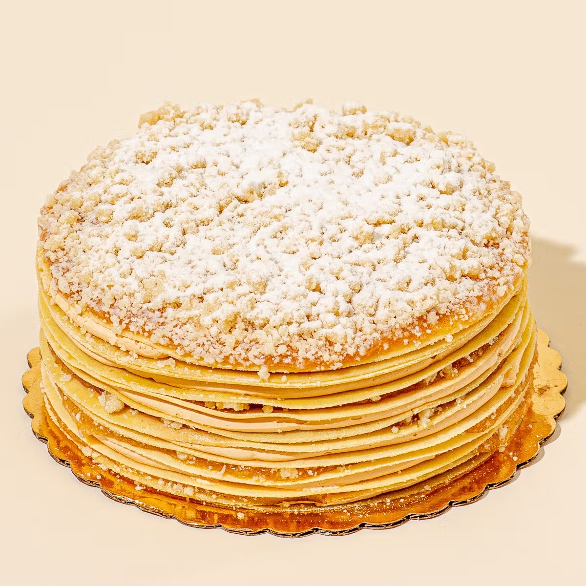 Caramel Apple Crepe Cake