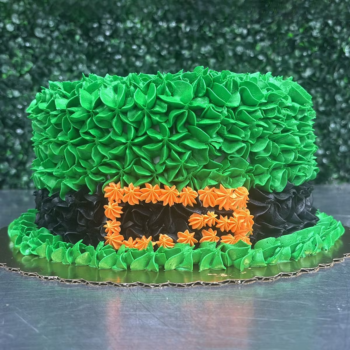 St. Patrick's Day Rainbow Hat Cake