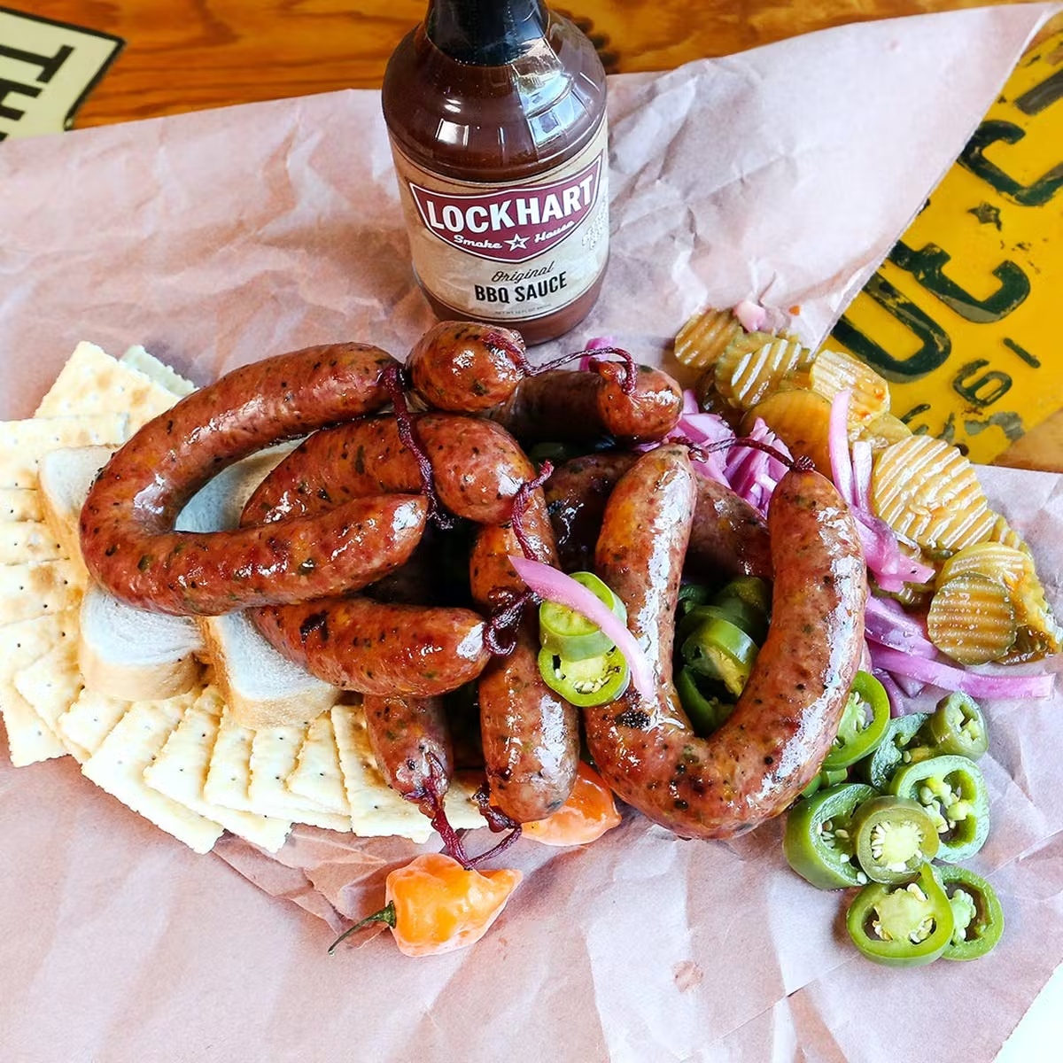 Texas BBQ Sampler - Brisket, Kreuz Sausage & Pit Ham