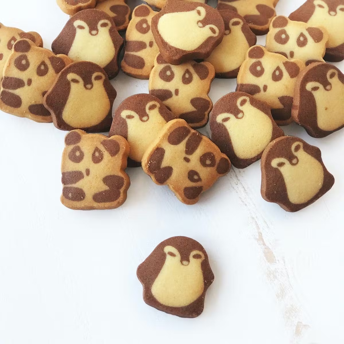 Panda & Penguin Cookie Gift Tin