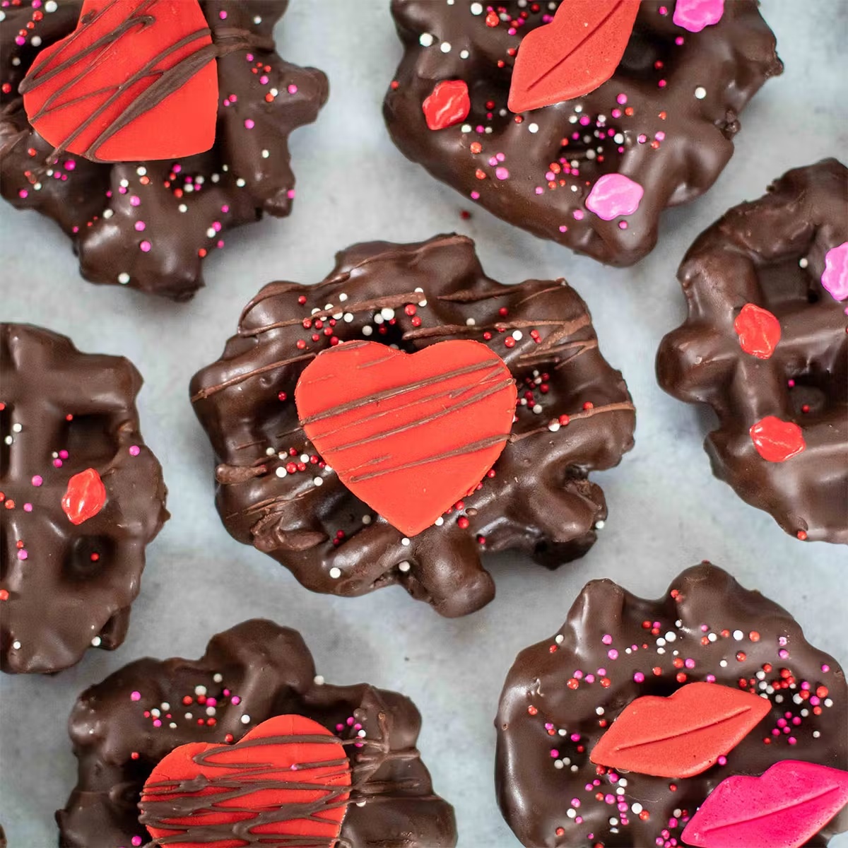 Red Love Chocolate Wafelinis - 12 Pack