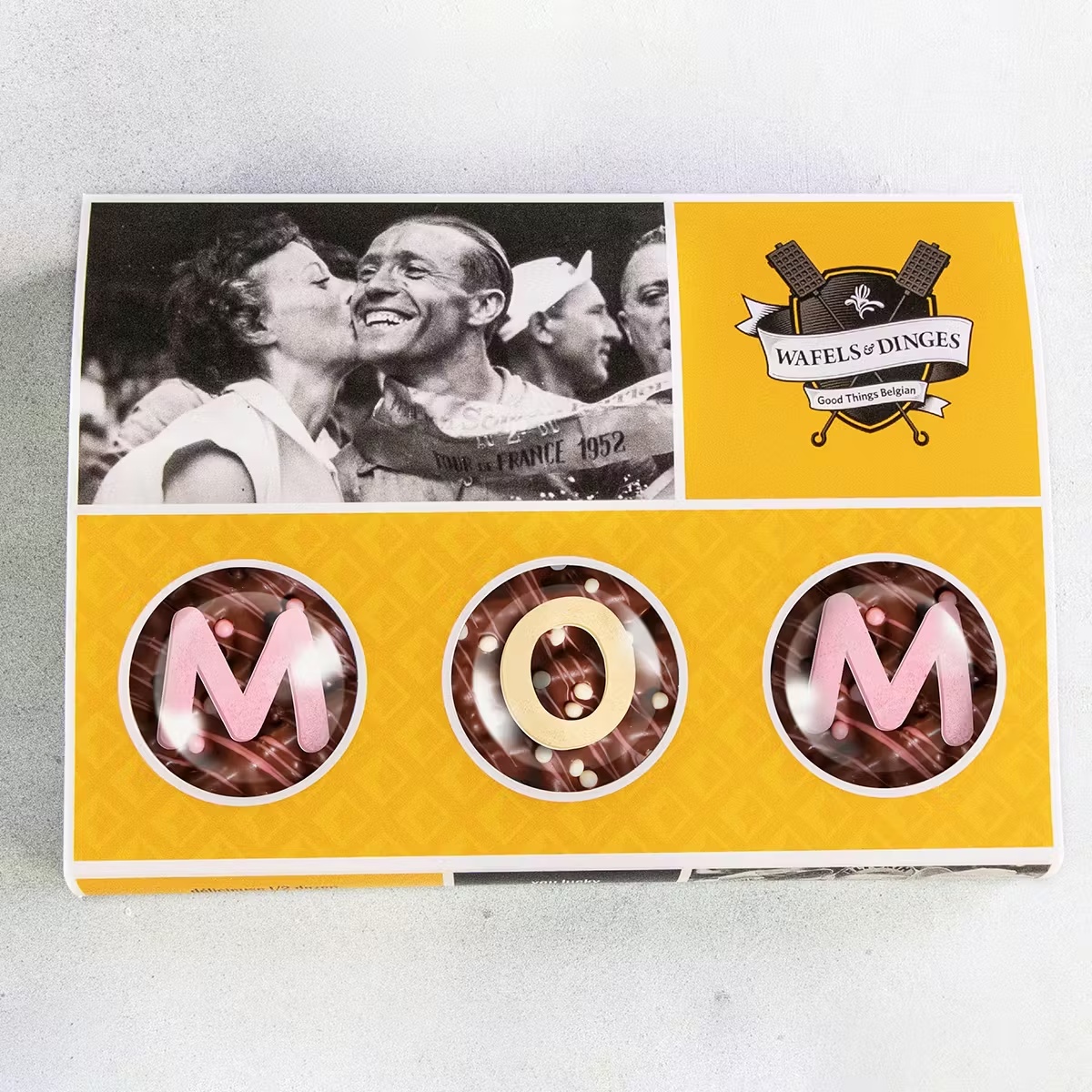 Mother's Day Limited Edition "MOM" Chocolinis Mini Waffles - 12 Pack