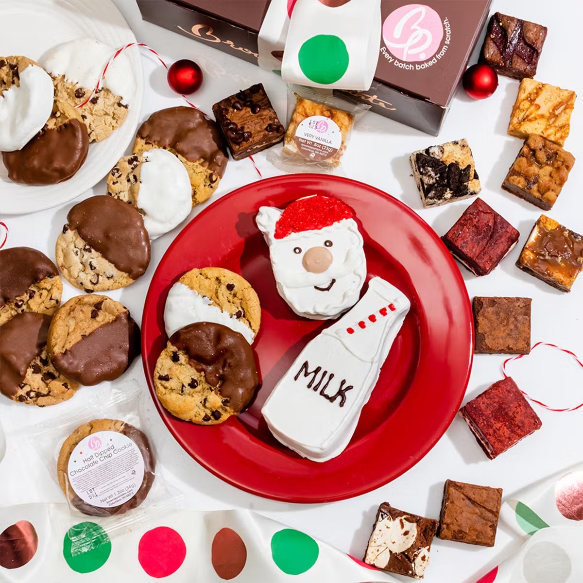 "Cookies for Santa" Brownies + Cookie Pack