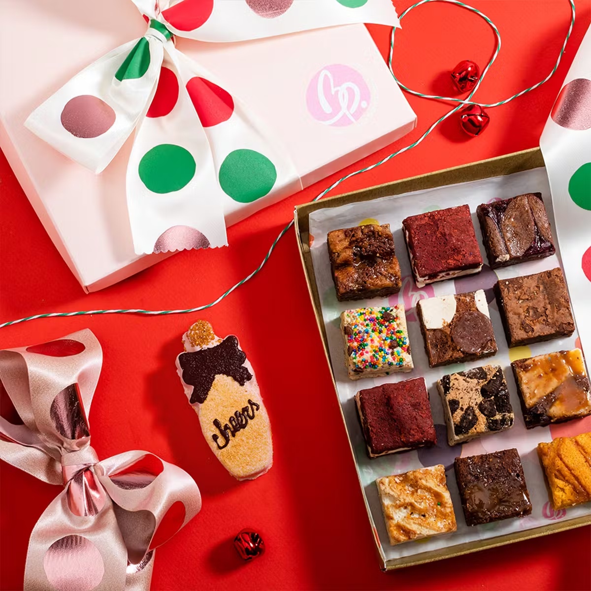 "Happy New Year" Brownie Gift Box