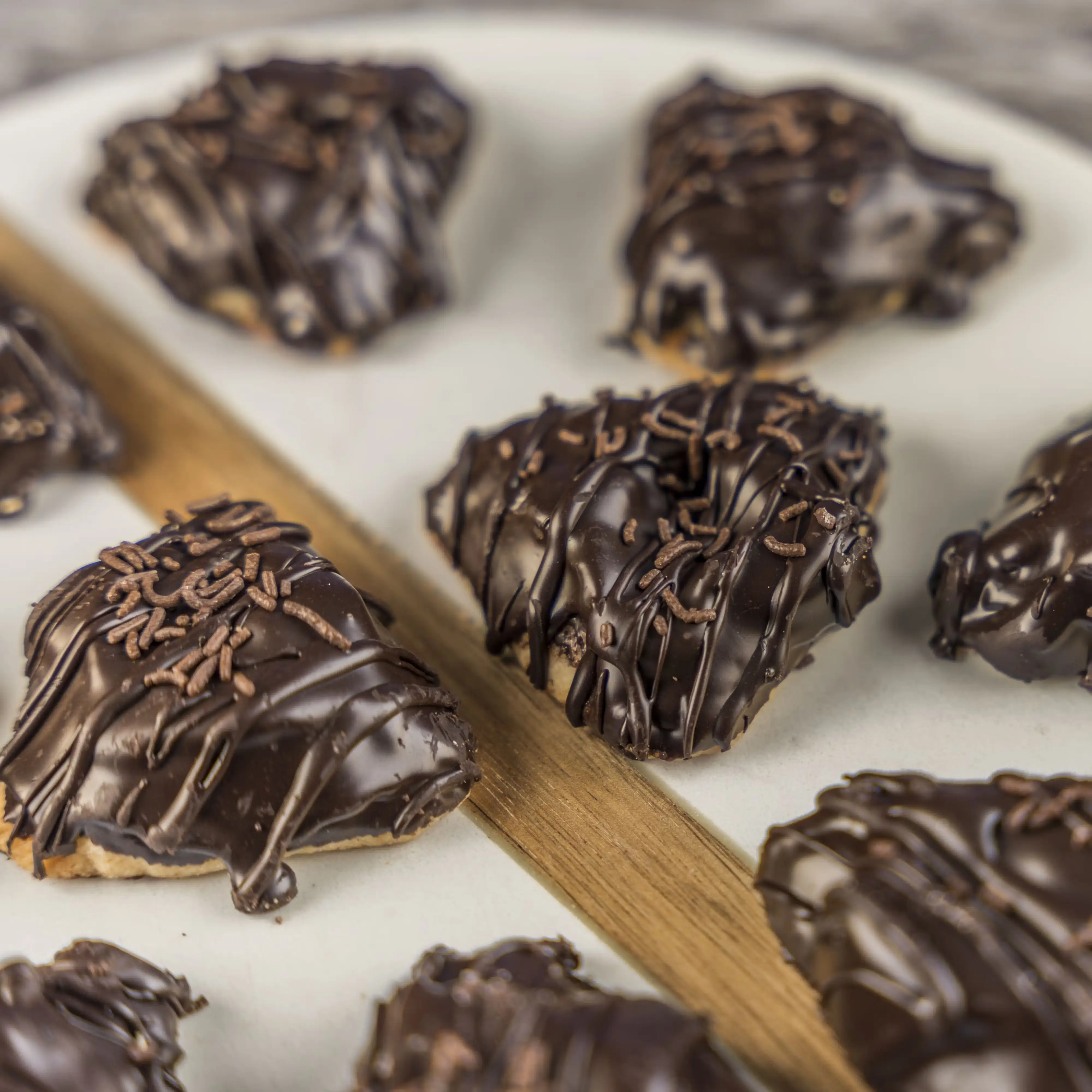 Chocolate Covered Hamantaschen (Kosher)