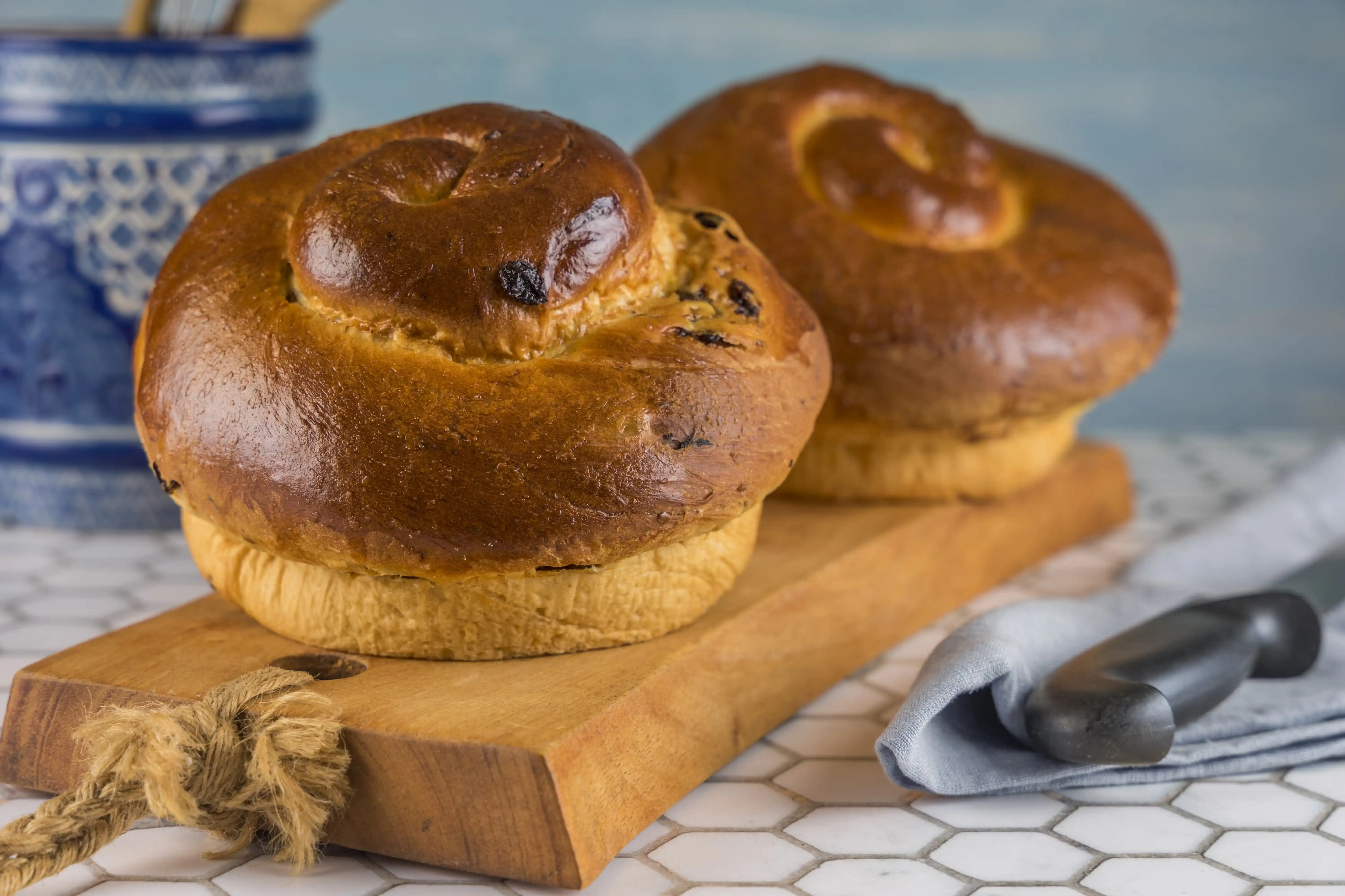 Raisin Round Challah Collection - 3 pack (Kosher)