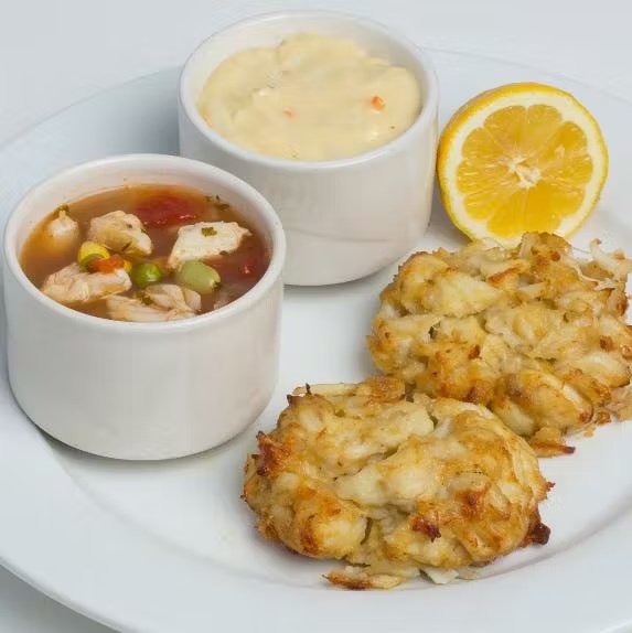 Maryland Crab Cakes + Crab Soup Combo for 2-4