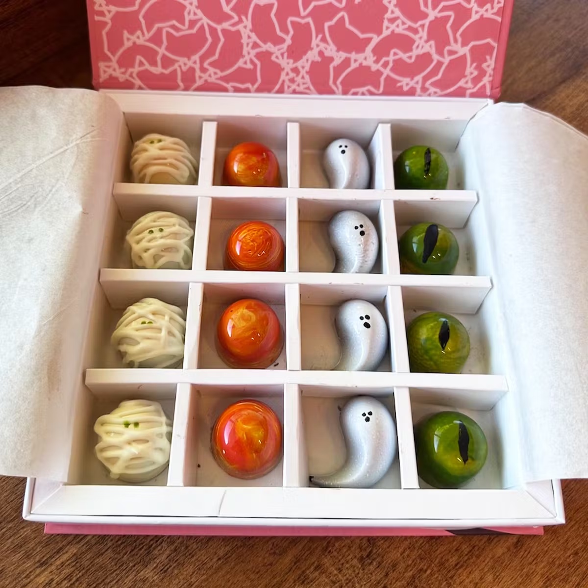 Halloween Chocolate Bonbon Gift Box - 16 Pieces
