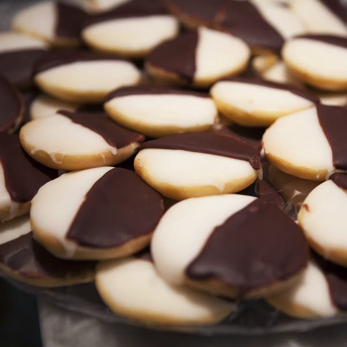 Mini Black and White Cookies