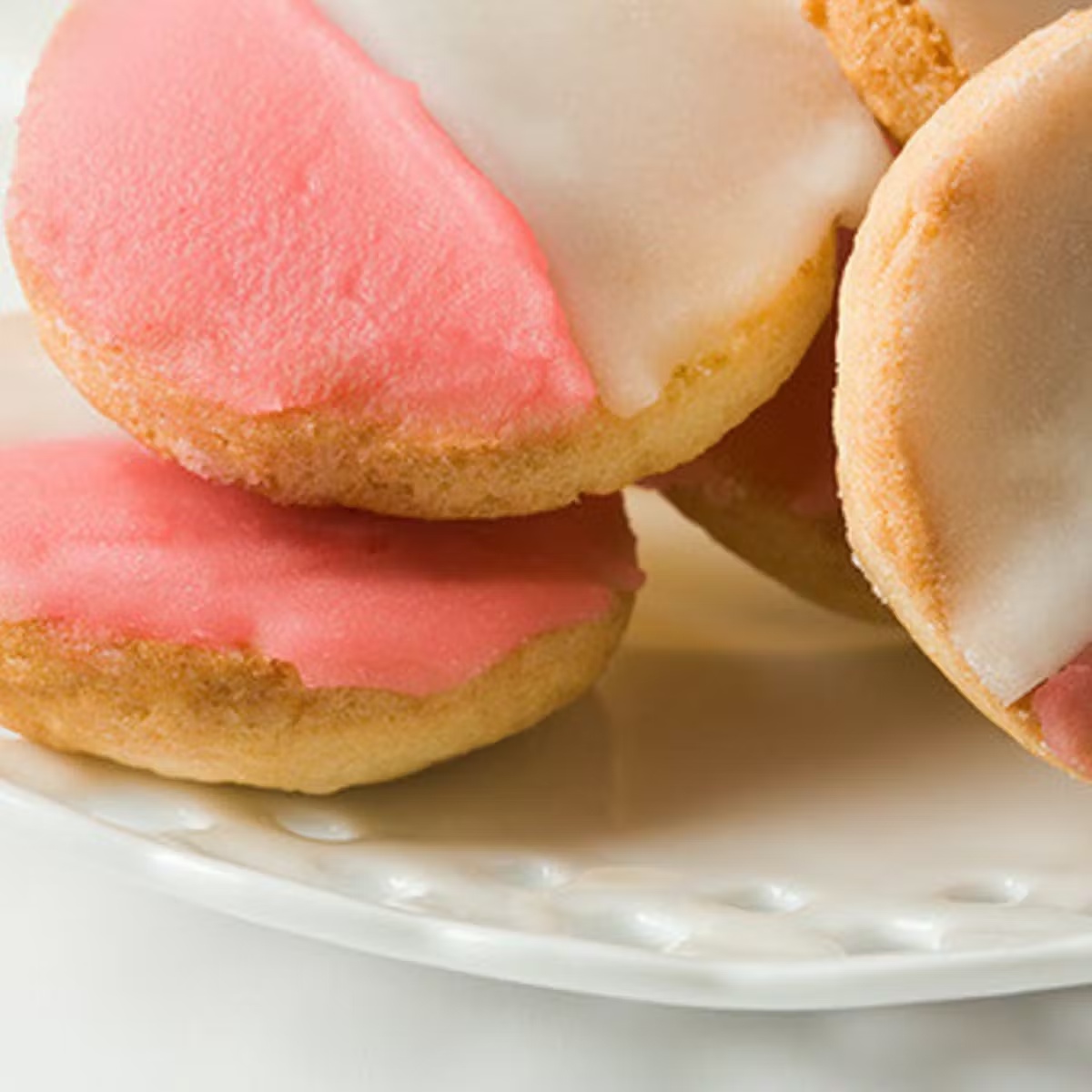 Large Pink and White Cookies