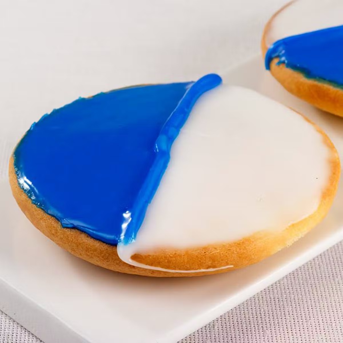 Famous Giant Royal Blue & White Cookies