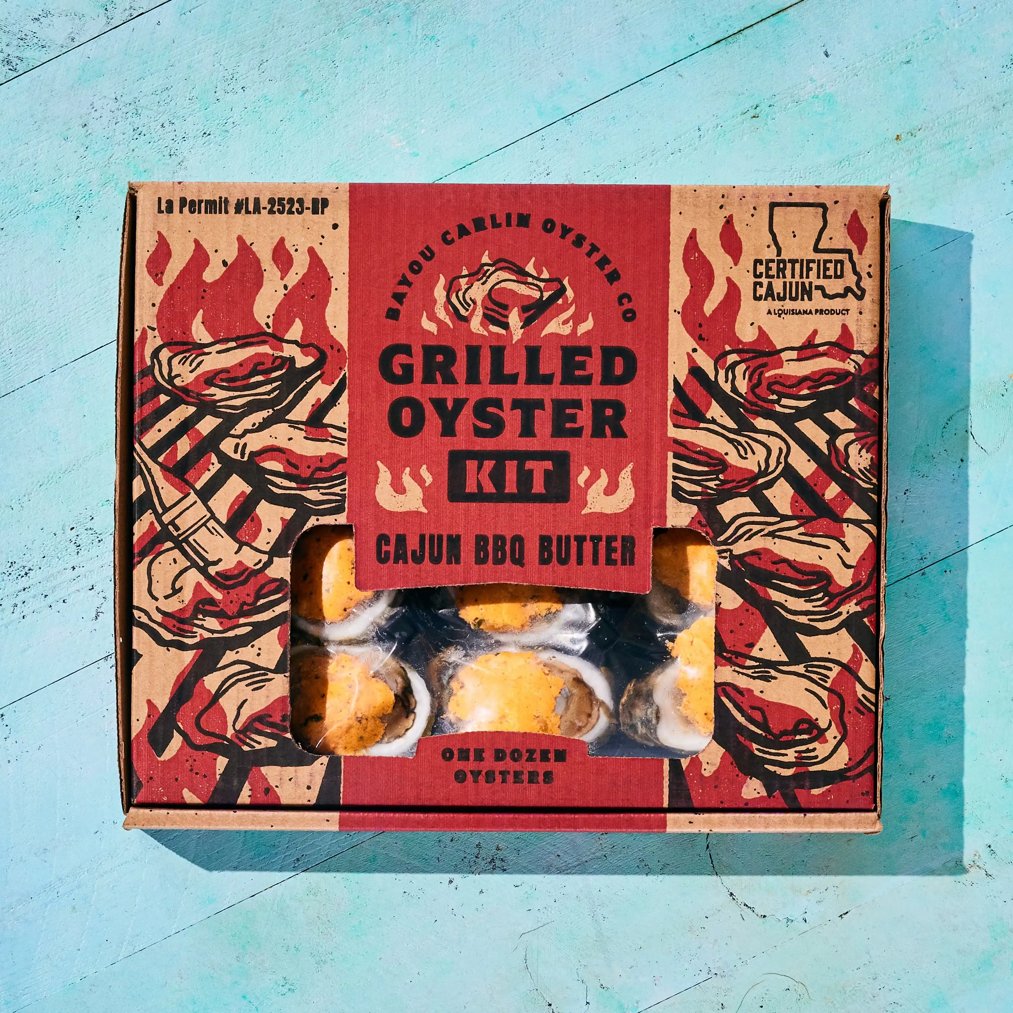 Cajun BBQ Butter Grilled Oysters
