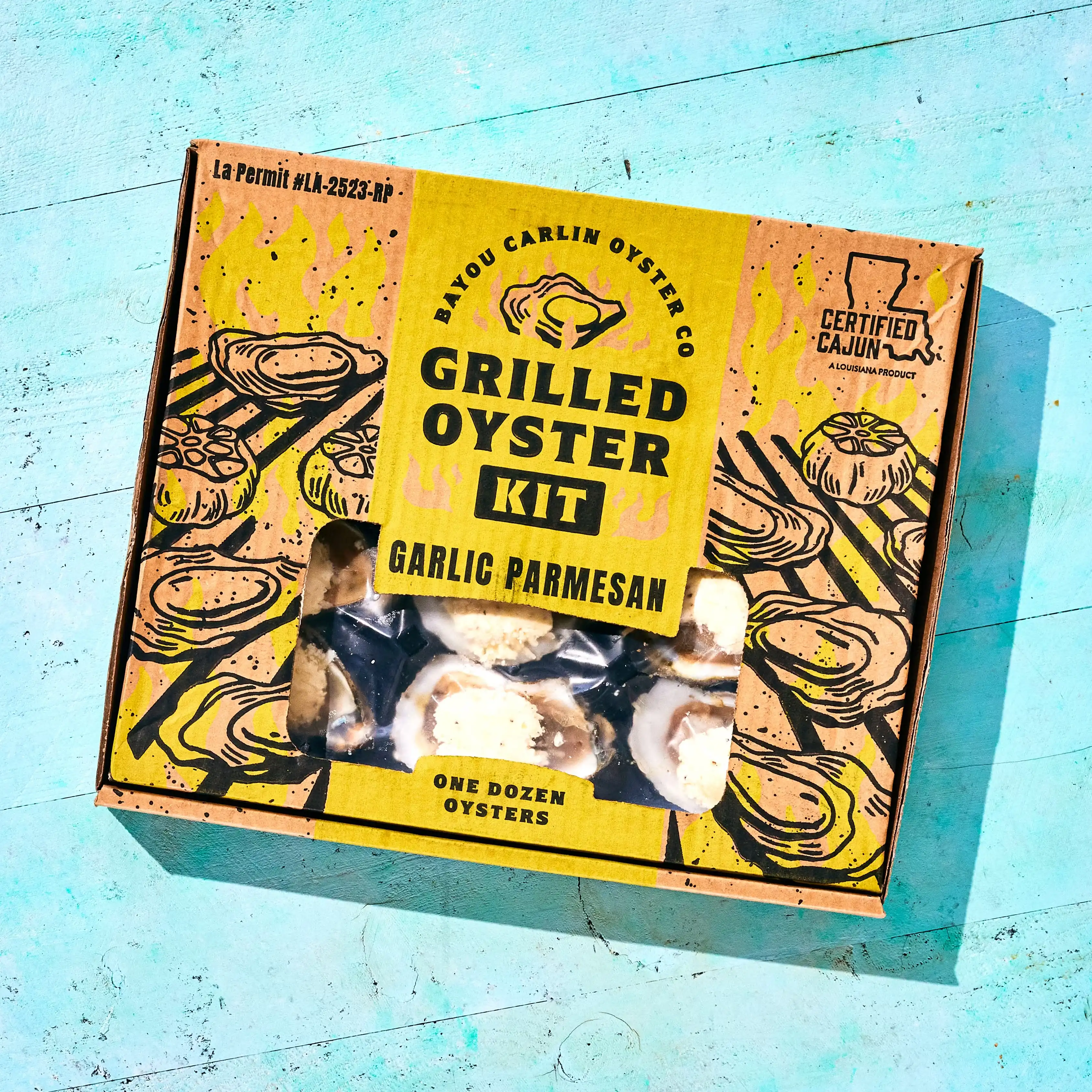 Garlic Parmesan Grilled Oysters