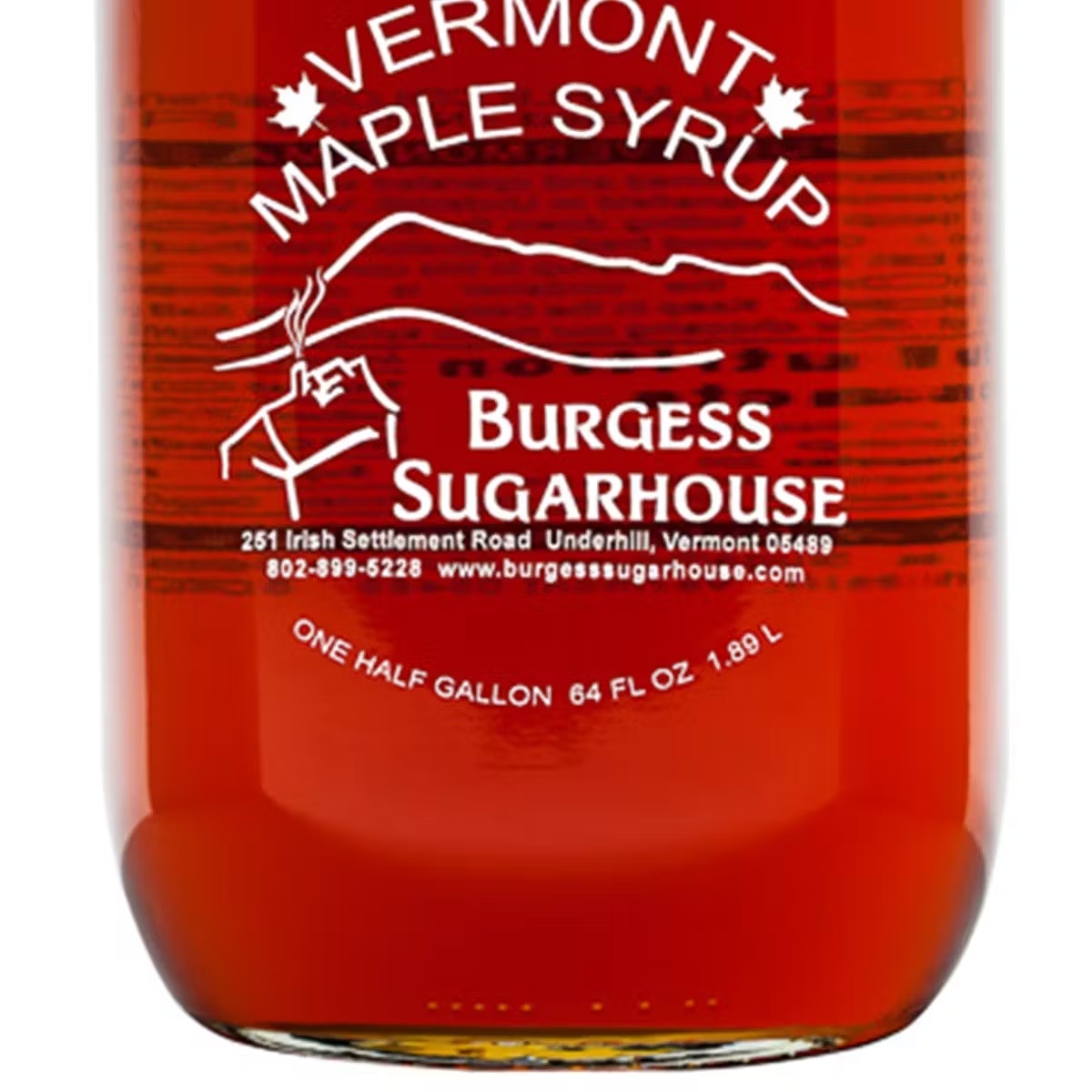 Grade A Maple Syrup: Amber Color with Rich Taste 1/2 Gallon